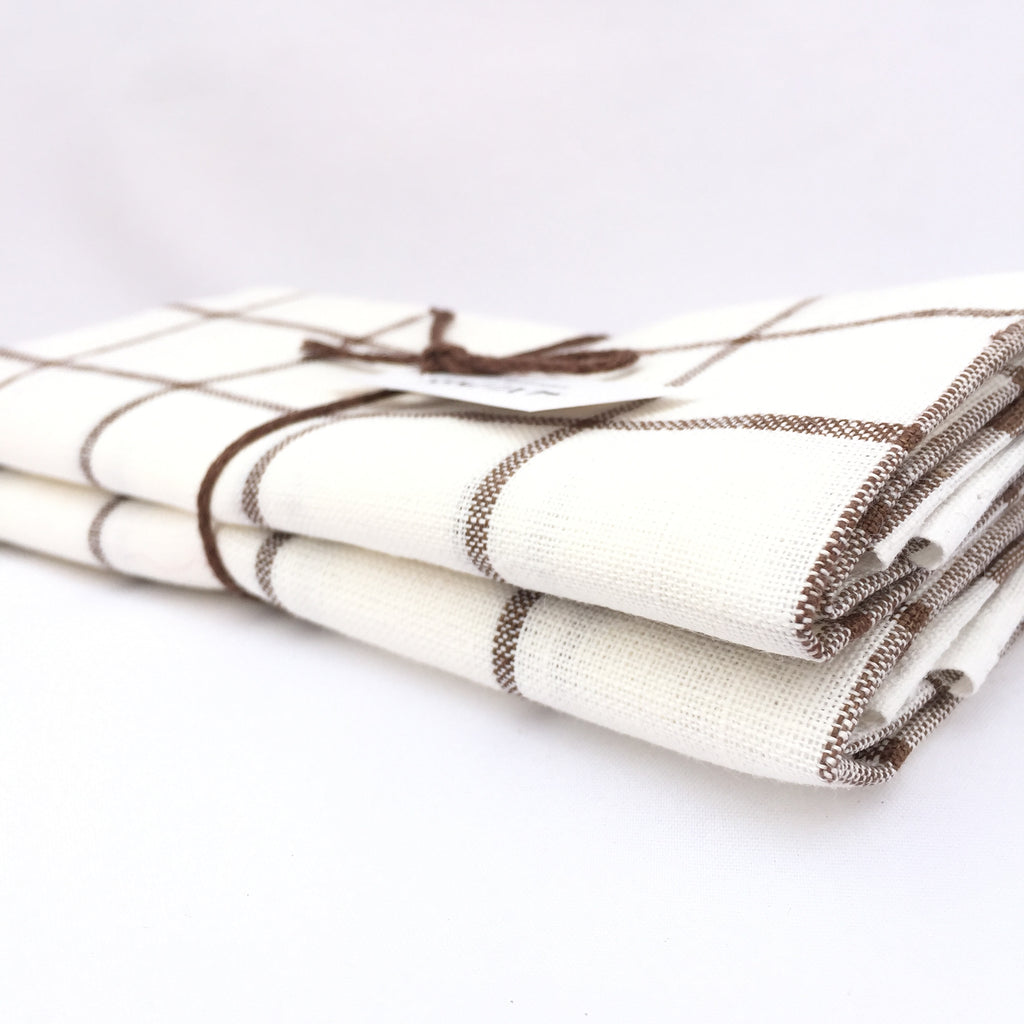 Axlings Linen Tea Towel "Köksruta", 2-pack. 2 options